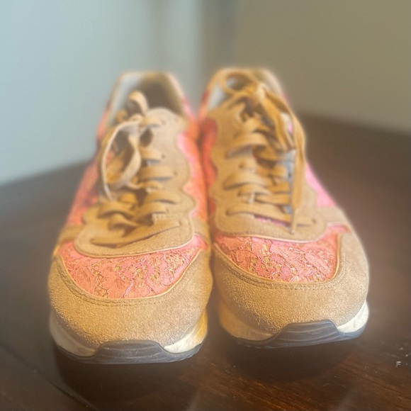 ASH Pink Lace Sneakers - Picture 5 of 10
